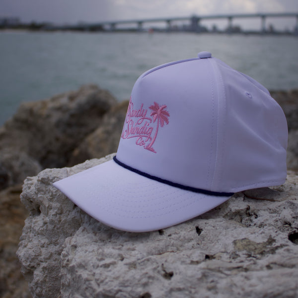 Retro Rope Hat "Rosé"