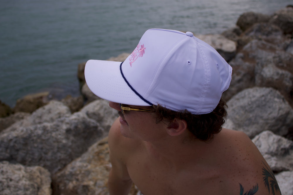 Retro Rope Hat "Rosé"