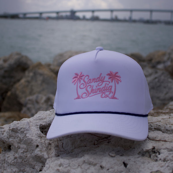 Retro Rope Hat "Rosé"